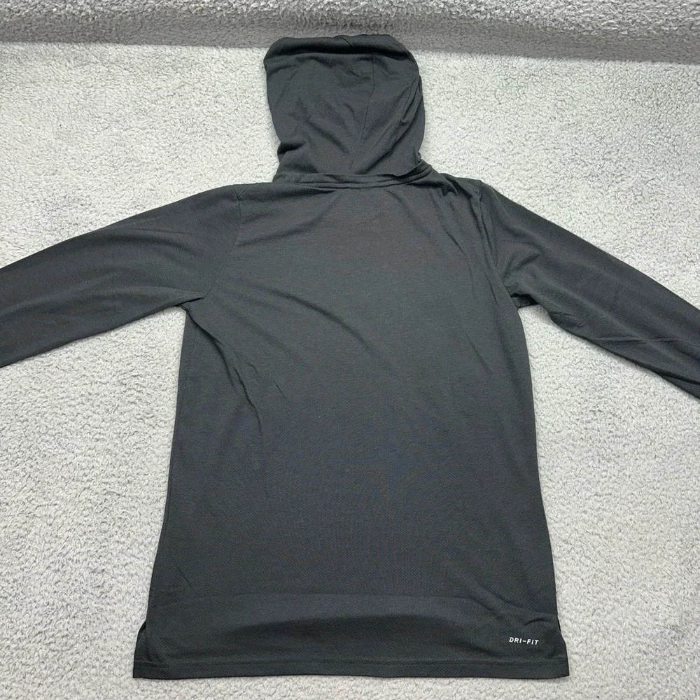 Nike CN5984-010 Youth XL Dri-Fit Breathe Kids' Hoodie L/S Graphic Pullover Shirt